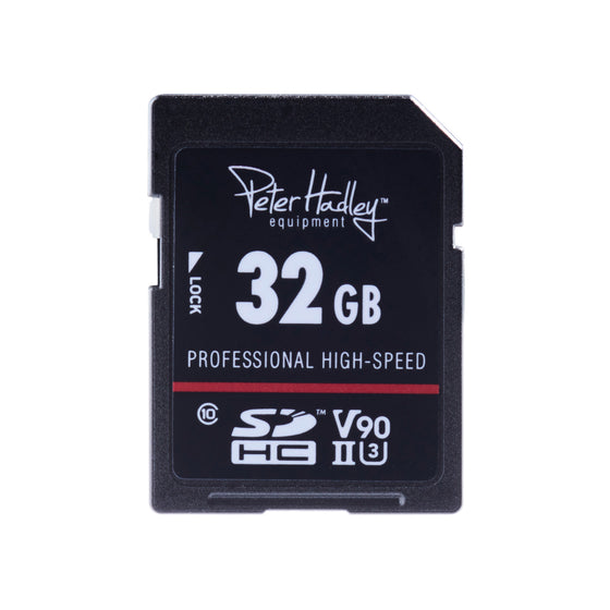 Peter Hadley Prof. High-Speed 32 GB UHS-II SDHC-Karte Cl10, U3, V90