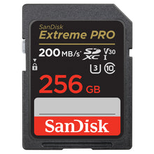  SanDisk Extreme Pro Class 10 U3 SDXC 256GB Speicherkarte (UHS-I, bis zu 200MB/s lesen)