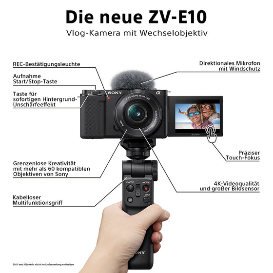 Sony Alpha ZV-E10 + 16-50mm OSS schwarz