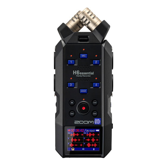 Zoom H6 essential Audio Recorder schwarz