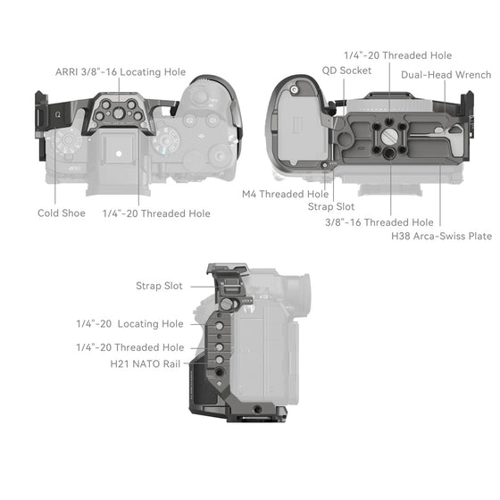 SmallRig 5187 Cage für Sony Alpha 1 II / Alpha 9 III