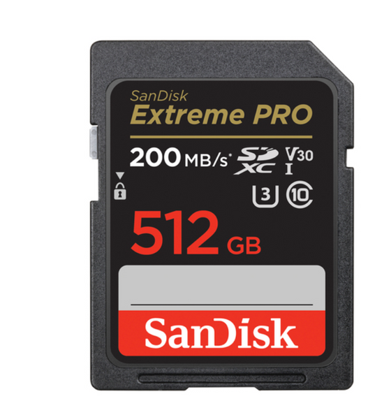 SanDisk Extreme Pro 200MB/s UHS-I V30