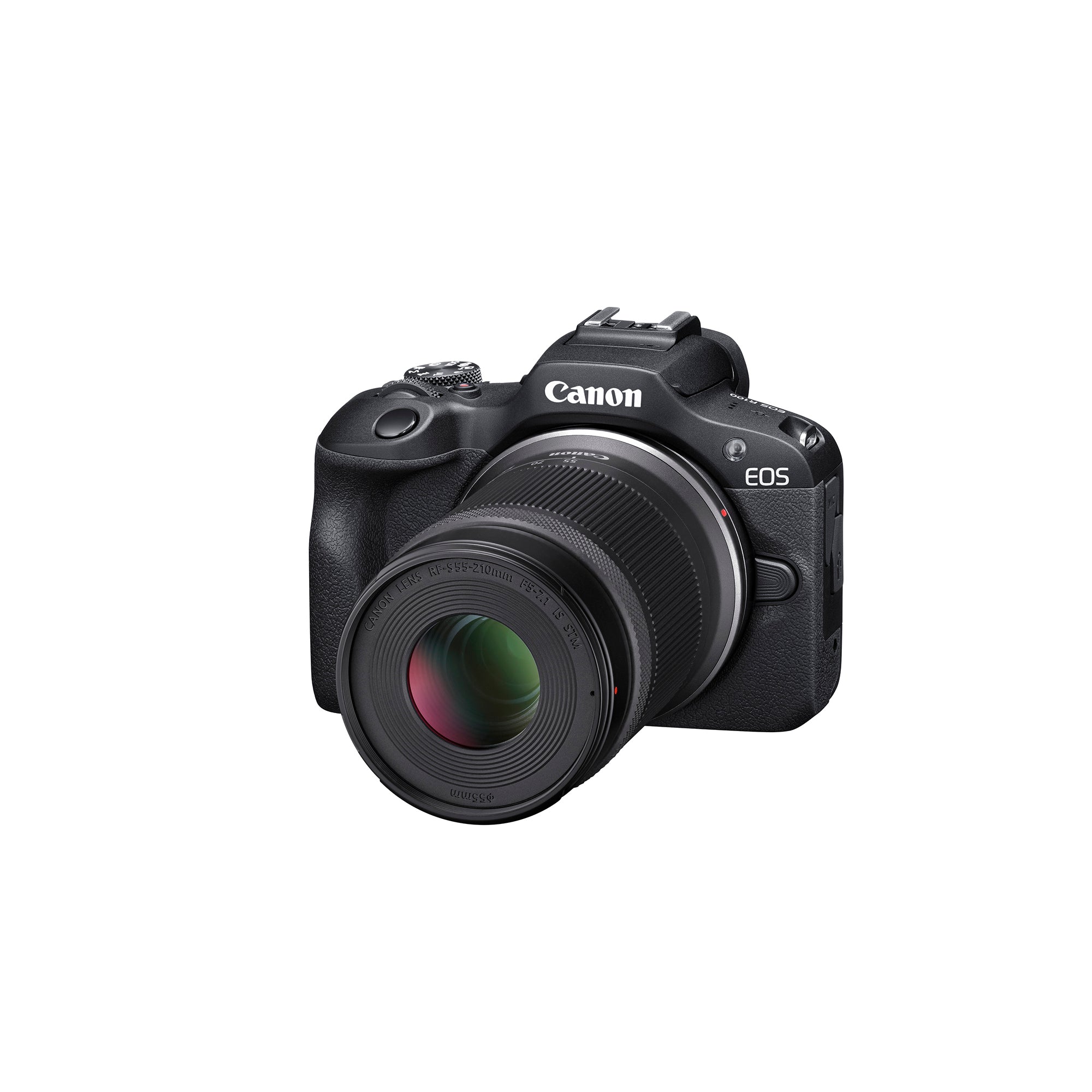 Canon EOS R100 + RF-S 18-45mm + RF-S 55-210mm Doppelzoom Kit