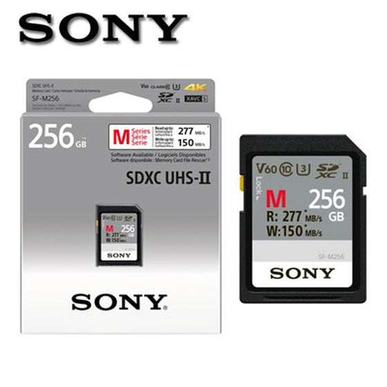 Sony 256GB SDXC UHS-II U3 V60 M