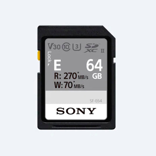 Sony 64 GB SDXC-Karte Class10 UHS-II U3 V30 270/70 MB/s