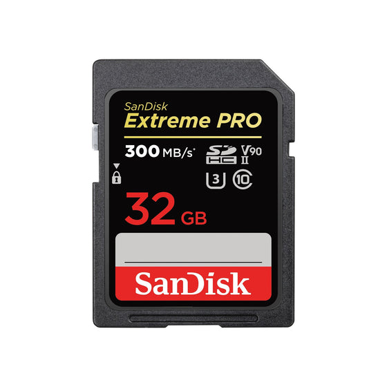 SanDisk 32 GB SDHC ExtremePro 300MB/s V90 UHS-II