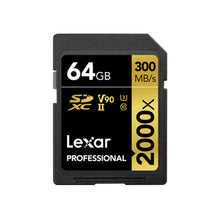  Lexar 2000x SDXC 64 GB, UHS-II, U3, V90, Professional