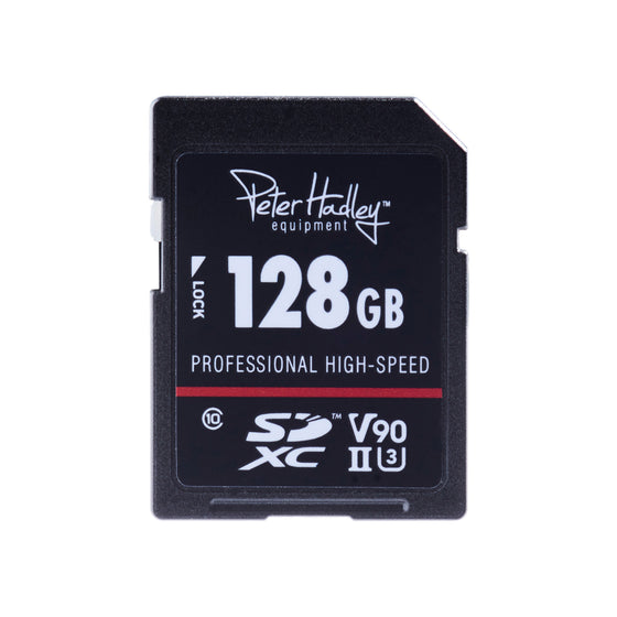 Peter Hadley Prof. High-Speed 128 GB UHS-II SDXC-Karte Cl10, U3, V90