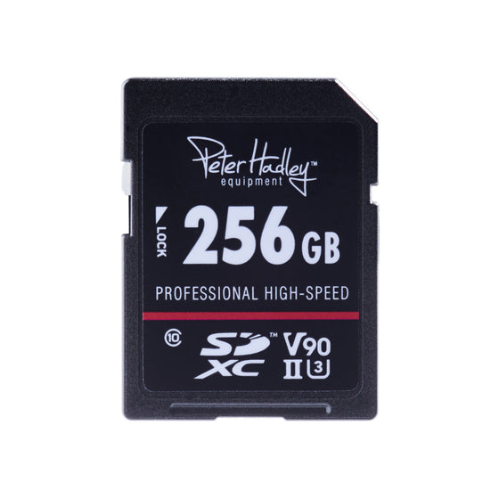 Peter Hadley Prof. High-Speed 256 GB UHS-II SDXC-Karte Cl10, U3, V90
