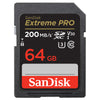 SanDisk Extreme Pro Class 10 U3 SDXC 64GB Speicherkarte (UHS-I, bis zu 200MB/s lesen)