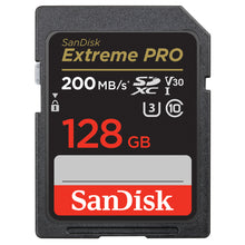  SanDisk Extreme Pro Class 10 U3 SDXC 128GB Speicherkarte (UHS-I, bis zu 200MB/s lesen)