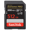 SanDisk Extreme Pro Class 10 U3 SDXC 512GB Speicherkarte (UHS-I, bis zu 200MB/s lesen)