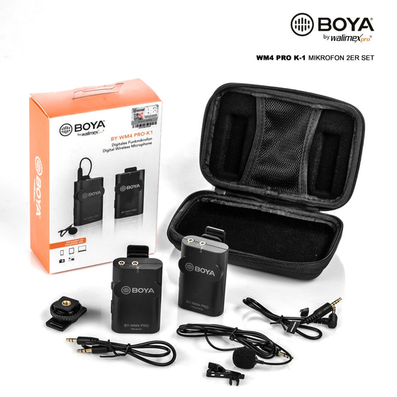 Walimex Pro Boya WM4 Pro K-1 Mikrofon 2er Set