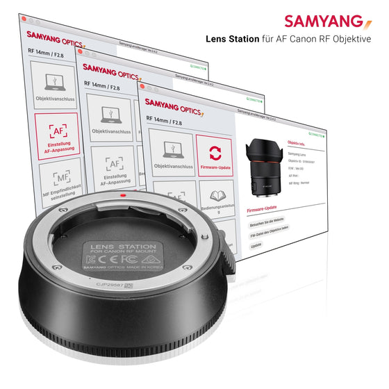 Samyang Lens Station AF Canon RF Mount Objektive