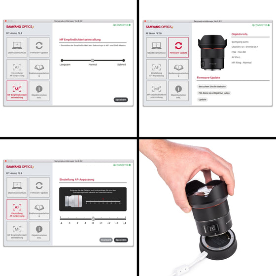 Samyang Lens Station AF Canon RF Mount Objektive