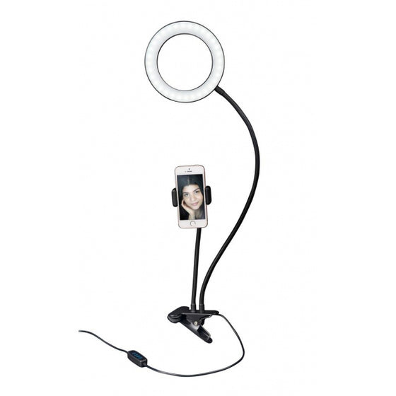 Dörr LED Selfie Ringlicht SLR-16 Bi-Color mit USB Anschluss