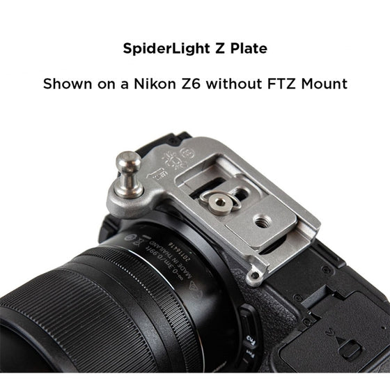 SpiderPro Mirrorless Camera Plate Kameraplatte für SpiderPro v2